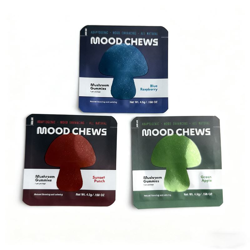 जिपर के साथ 3 साइड सील फ्लैट पाउच